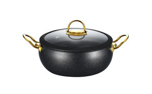 OEM Marbre Soupe & <span class=keywords><strong>Couscous</strong></span> Pot Vapeur Aluminium Antiadhésif Sans Fumée D'huile pour Cuisinière À Gaz Maison Casserole - Product Image 5