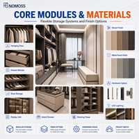 Armarios de Vestidor Contemporáneos de Lujo con Diseño Personalizado para Proyectos de Interiores de Villas