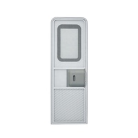 Porte d'entrée de caravane, camping-car, remorque, camping-car, avec double verrouillage de sécurité, fabrication en usine