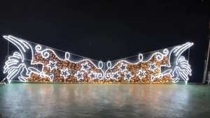 Luces de Calle con Forma de Cruz de Pascua para Parques Públicos, Iluminación LED para Exteriores - Product Image 1