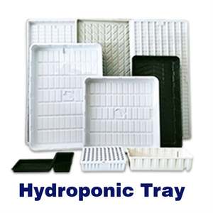 Plateau plat de culture en plastique hydroponique noir personnalisé Plateau goutte à goutte pour la germination - Product Image 5