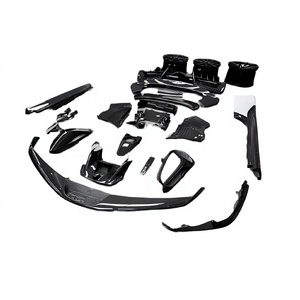Kit de Carrocería de Fibra de Carbono para Ferrari SF90 Stradale, Parachoques Delantero, Capó, Guardabarros, Alerón Trasero, Faldones Laterales, Piezas de Tuning Exterior 985953021 - Product Image 3