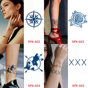 Realistic Cosmetic Long Lasting Water Transfer Body Temporary Sexy <strong>Fake</strong> Semi Permanent Jagua <strong>Tatoo</strong> 15 Days - Product Image 5
