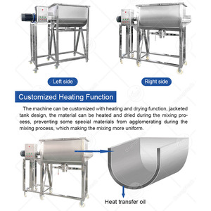 Mélangeur horizontal à ruban pour bétail ORME 2 tonnes à double spirale hélicoïdale - Product Image 5