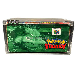TCG Affichage acrylique transparent transparent personnalisé avec protection UV Nintendo 64 Pokemon Stadium Battle Set Console Acrylique Case avec magnétique - Product Image 2