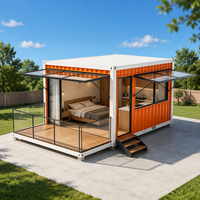 Maisons modulaires préfabriquées en conteneurs avec aménagement personnalisable et structure en acier haute résistance pour hôtels, restaurants, centres commerciaux