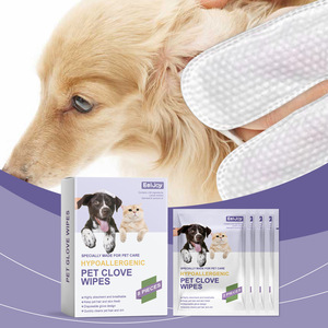 Lingettes compostables pour animaux de compagnie, non parfumées, pour peaux sensibles, lingettes de nettoyage dentaire pour animaux, gants de nettoyage pour animaux - Product Image 5