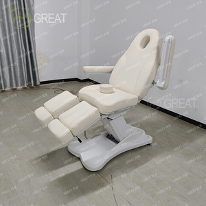 Cama de Masaje Moderna con Tres Motores Eléctricos y Patas Giratorias para Hospitales, Exámenes Médicos, Tratamientos de Belleza, Tatuajes, Spa Facial - Product Image 2