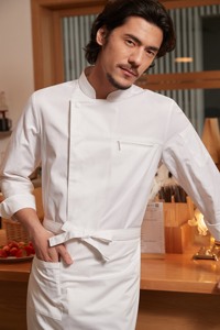 Uniforme de <span class=keywords><strong>Chef</strong></span> para Hombre, Ropa de Trabajo Profesional para Cocina y Hostelería, para Personal Culinario - Product Image 3