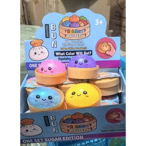 Wholesale Custom Kawaii Dumpling Squishy TPR Stress Relief <b>Toy</b> Cute Food Squeeze Fidget <b>for</b> Kids <b>Adults</b> <b>Anxiety</b> Relief - Product Image 3