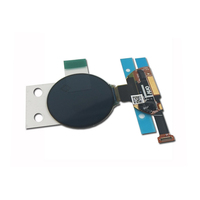 شاشة OLED دائرية ملونة بأفضل سعر، مقاس 1.2 بوصة، دقة 390*390، واجهة MIPI+SPI، تصنيع حسب الطلب، نسبة تباين 10000:1، سطوع 350 شمعة، طراز W022 ASIC