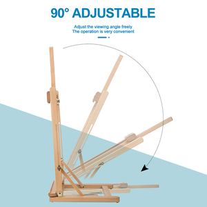 Xin Bowen H-Hình Có Thể Điều Chỉnh Máy Tính Để Bàn Giá Vẽ Đứng Thông Gỗ Phác Thảo Giá Vẽ Cho Các Bức Tranh Và Nguồn Cung Cấp Nghệ Thuật - Product Image 6