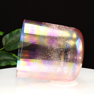 Cuencos <span class=keywords><strong>de</strong></span> cristal <span class=keywords><strong>de</strong></span> alquimia Rosa 432Hz Perfect Pitch Soul Gemstone Bowls Instrumentos Musicales Yoga Meditación - Product Image 2