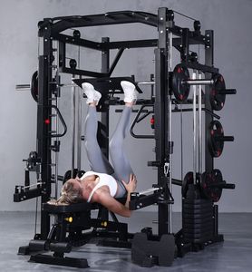 Equipo de Fitness para el Hogar Estructura para Sentadillas Profundas Máquina Smith Casera Jaula de Potencia Multifuncional Rack para Sentadillas y Máquina de Cruce de Poleas - Product Image 3