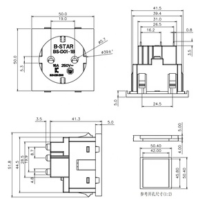 Chất lượng cao <span class=keywords><strong>16A</strong></span> <span class=keywords><strong>250V</strong></span> Pháp Châu Âu AC Outlet 3 pin công nghiệp tường ổ cắm điện adapter cắm kết nối - Product Image 2