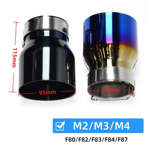 Embout d'échappement en acier inoxydable pour BMW <span class=keywords><strong>M2</strong></span> M3 M4 F80 F82 F83 F84 F87 - Product Image 5