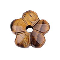 14mm Fleur Sculpté Gemme Oeil De Tigre Perles Guérison Cristal Oeil De Tigre Lâche Fleur Perles D'espacement pour DIYJewelry Making