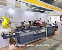 Machine d'impression sérigraphique automatique pour rubans en satin, étiquettes d'entretien de vêtements et bandes de coton