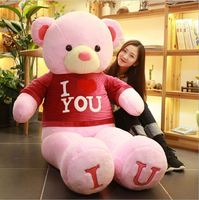 Nouveau Ours en Peluche Géant en Promotion, Jouet en Peluche, Cadeau d'Anniversaire et de Saint-Valentin pour Enfants et Amis, Coussin en Peluche Ours, Peluche Douillette