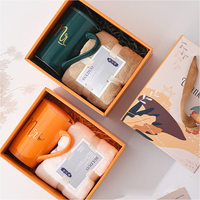Meilleure vente Coffret cadeau personnalisé tasse et serviette en céramique Souvenir d'anniversaire de Noël Coffret cadeau de retour pour invités de mariage