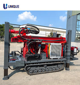 UNIQUE Offre Spéciale 260m Type de chenille Foreuse de puits d'eau de forage Plate-forme hydraulique pour puits d'eau - Product Image 1
