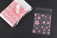 Sac d'emballage pour biscuits aux cerises glacées, sac auto-adhésif pour la pâtisserie DIY, sac en plastique transparent pour mariage, fête d'anniversaire, nourriture OPP Bopp