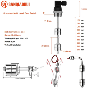 2025 el sensor de flotador de resistencia a la corrosión más vendido para entornos de alta vibración para aguas residuales - Product Image 6