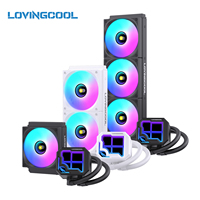 Kit de refroidissement liquide pour PC LOVINGCOOL, refroidissement par eau DIY, logo personnalisé OEM, refroidisseur liquide 120/240/360 mm, refroidisseur AIO pour processeur, fabricant d'origine