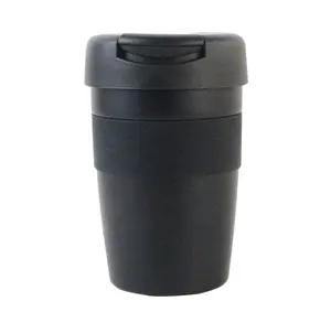 定制12 oz保温瓶保温瓶不锈钢真空不倒翁绝缘升华咖啡杯硅胶