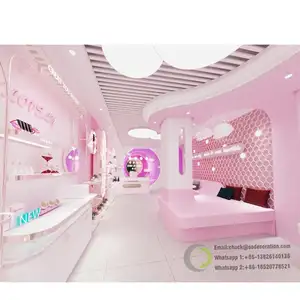 Beauty Salons Store Cosmetic Shop Decoration Design Beauty Showcase Beauty Shop Interior Decor Showcase
