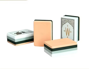 Custom American Mahjong Set 4-Layer Acrylic Tiles Heavyweight Smooth Premium Home <b>Entertainment</b> Game - Product Image 1