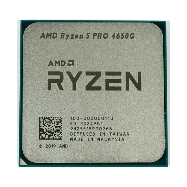 Ry Zen 5 4650G Desktop Processor 6 Cores 12 Threads 3.70GHz Base 4.20GHz Boost AM4 8MB Cache 65W TDP 64-Bit