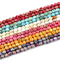 Vente chaude Jaspe Impérial Perles En Vrac 5*7mm Brins Irréguliers pour Pierre Naturelle Bijoux Bracelet Collier Faisant Accessoire