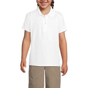 Camiseta Polo de Manga Corta para Niñas FOXA, Uniforme Escolar, Secado Rápido, 100% Poliéster, Corte Ajustado - Product Image 1