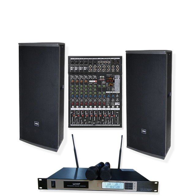 VANT RM15.2/QU-12/LS380U Professional Stage Audio Church Speaker Outdoor Large-scale Performance Wedding Conference Speaker 600W