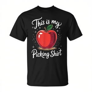 C'est ma chemise de cueilleur, t-shirt amusant sur le thème des pommes pour les festivals d'automne - Product Image 2