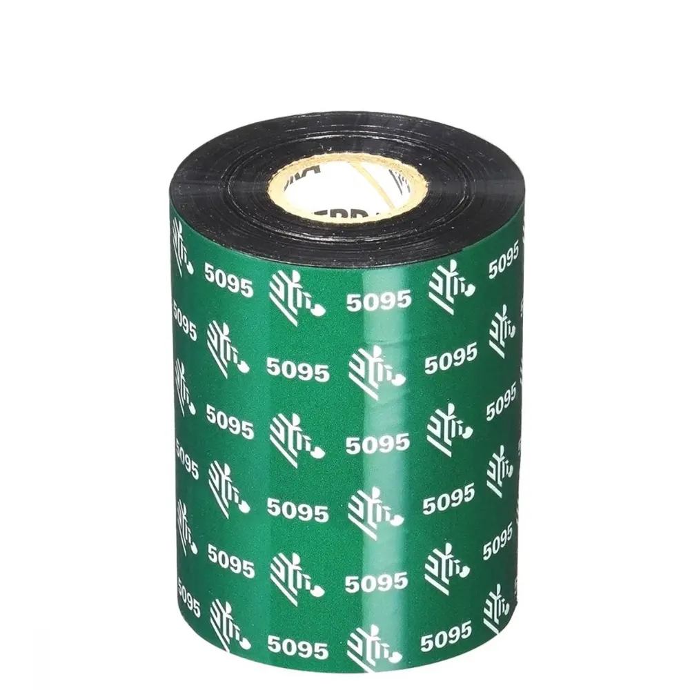 De Zebra 5095 serie prestaties zijn thermische polyester hars lint voor chemische container labels