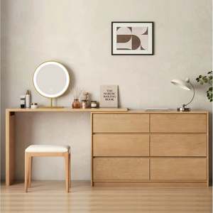 Customized Modern Indoor and Outdoor <b>Wooden</b> <b>Table</b> Set Luxury Hotel Bedroom Apartment Furniture with Panel Style - Product Image 2