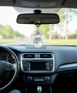 Deodorante per Auto in Cristallo da Montare sulla Presa d'Aria, Decorativo a Forma di Cartone Animato, Evaporazione Naturale Senza Elettricità - Product Image 2