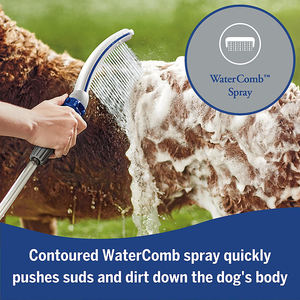 8-футовый гибкий шланг для внутреннего и наружного опрыскивателя, быстрая и легкая чистка собак для мытья собак, насадка для душа, палочка для домашних животных - Product Image 4