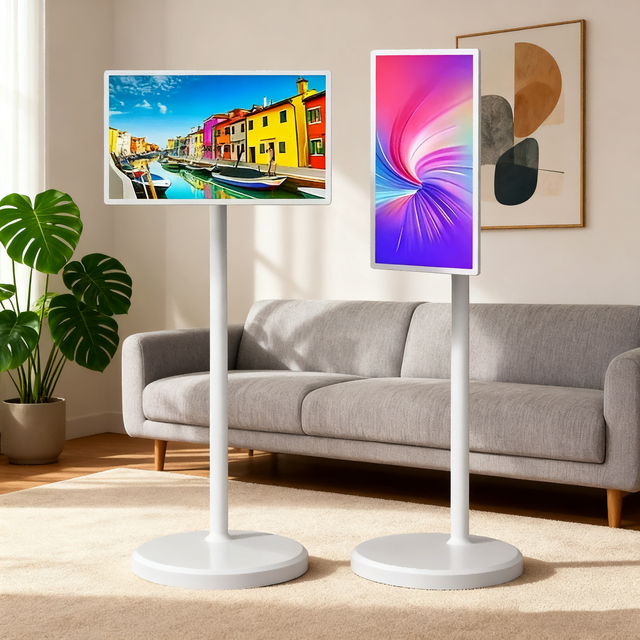 ETTO Smart Portable Smart TV 27" LCD Display Rotatable Android Mobile Screen with Battery