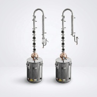 REALMAX Distillateur d'alcool en cuivre économique pour vodka et whisky, machine de distillation à reflux pour alcools