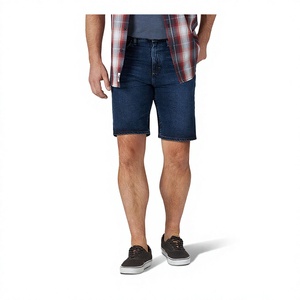 Shorts personnalisés en DENIM Fabricant de shorts vieillis en strass Shorts en jean baggy avec logo personnalisé graphique Streetwear pour hommes - Product Image 1