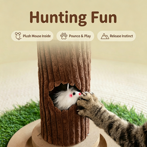 Arbre à chat en sisal en forme de cocotier, durable et sans peluches, jouet pour chat, vente en gros - Product Image 4