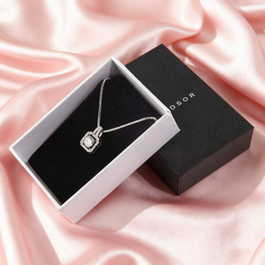 Boîte à bijoux magnétique personnalisable avec logo, boîte rigide recyclable pour bijoux, emballage pour boucles d'oreilles et colliers - Product Image 1