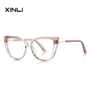 Gafas Ópticas Progresivas XINLI 2259 con Protección Anti-Luz Azul, Diseño Ojo de Gato, Montura Completa TR, para Todas las Formas de Rostro, Uso Diario - Product Image 5