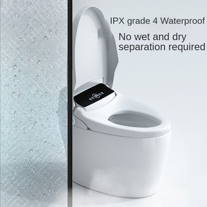 Inodoro Inteligente de Cerámica de Una Pieza LEHILL, Diseño Moderno, Automático, Montado en el Suelo, WC de Color para Hoteles, con Gráficos Inteligentes - Product Image 4