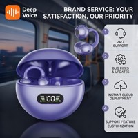 Écouteurs intra-auriculaires à réduction de bruit avec application, traducteur vocal IA en temps réel, enregistrement de réunions, méditation et suivi du sommeil