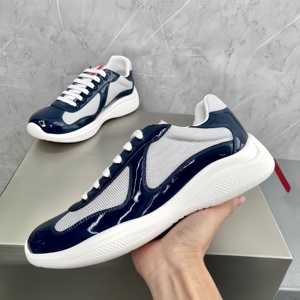 Chaussures Prad de haute qualité, marque de luxe, chaussures de sport décontractées, semelles en caoutchouc, tendance de la mode, chaussures originales avec boîte - Product Image 2