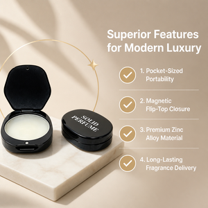 Solid Perfume OEM Manufacturer Custom Fragrance Flip <b>Top</b> Case Private Label Solid Perfume Cream Custom Logo Packaging - Product Image 2